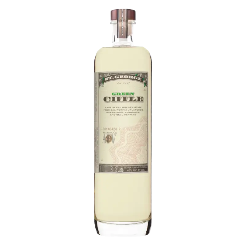 St George Green Chile Vodka 750Ml Bottle Image