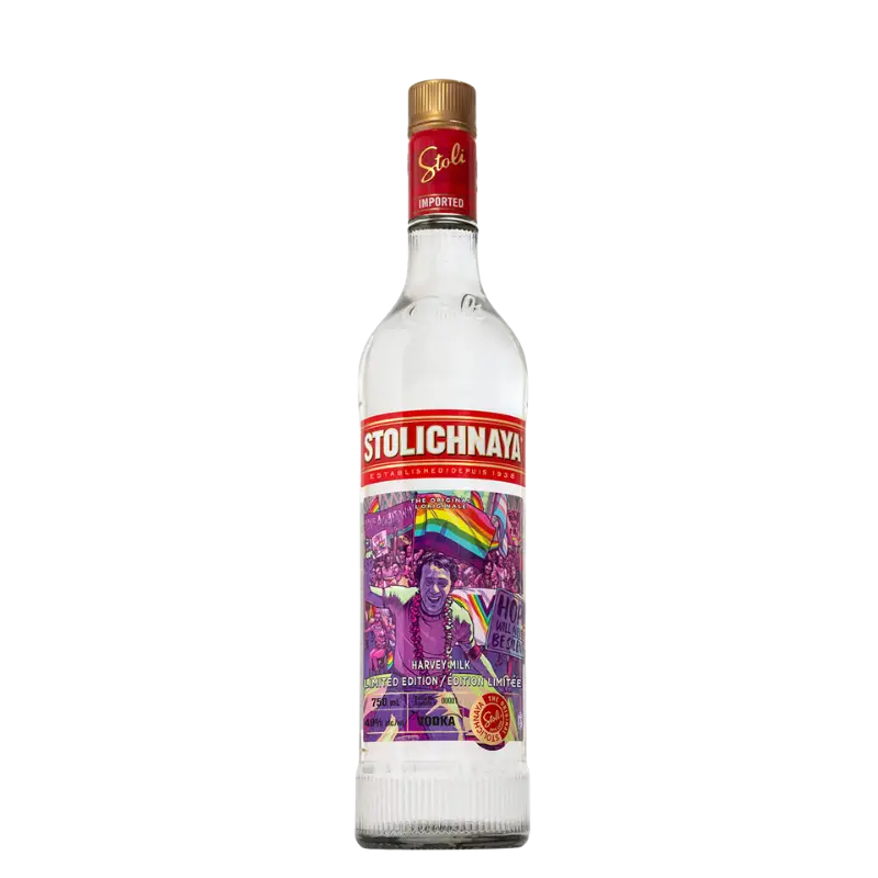 Stoli Pride Limited Edition Label Vodka 750Ml Bottle Image