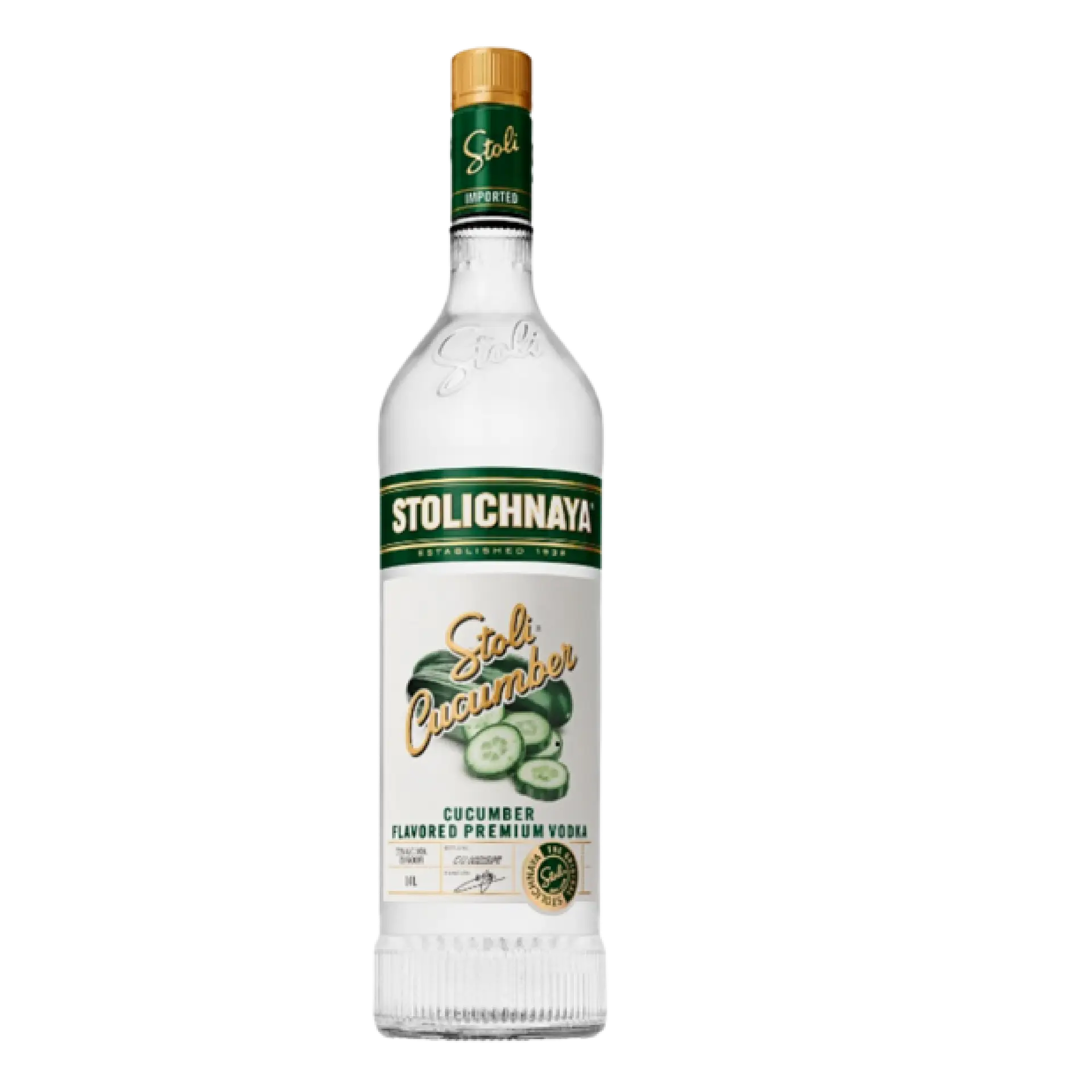 buy Stolichnaya Cucumber 750mL cucumber flavored premium vodka bottle