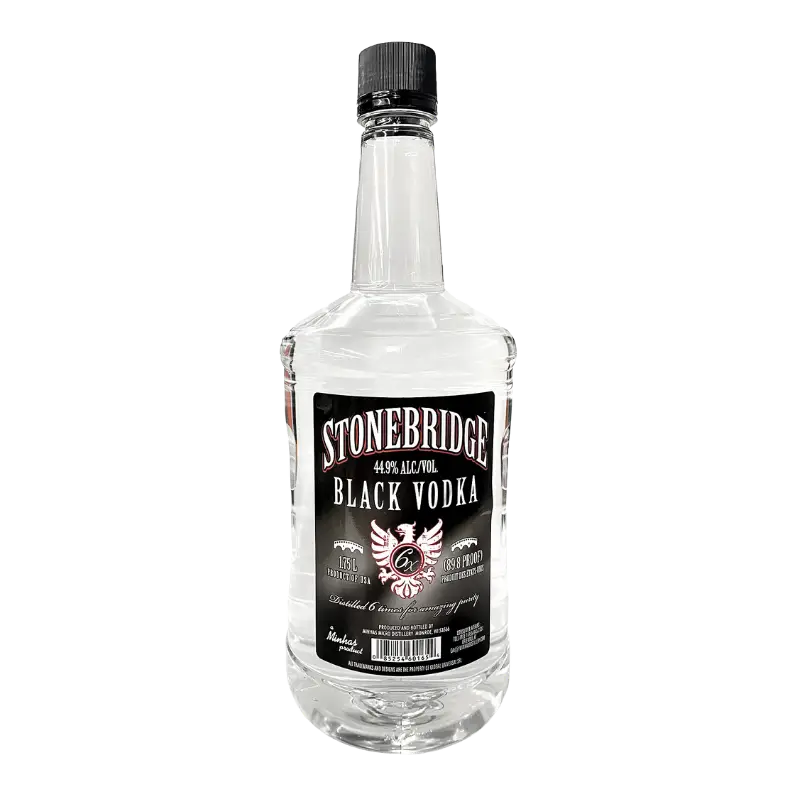 Stonebridge Black Vodka 1 75L Bottle Image