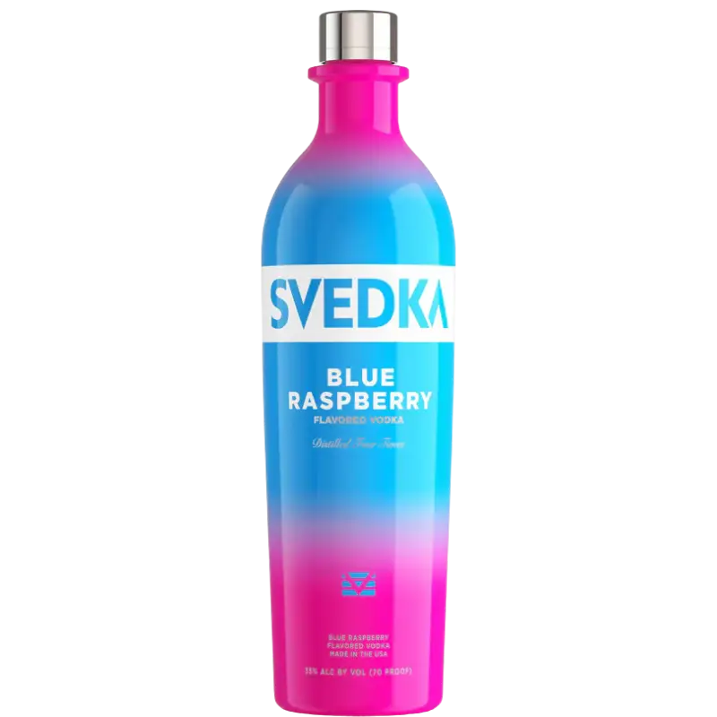 Svedka Flavours Blue Raspberry Vodka 750Ml Bottle Image
