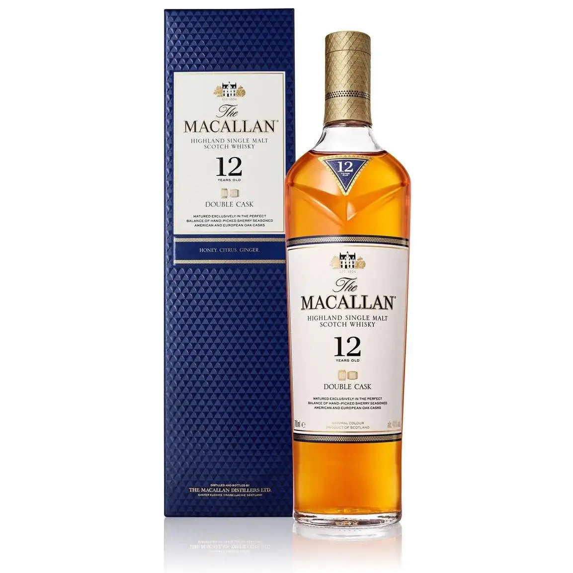 buy The Macallan Double Cask 12 Years Old Scotch whisky bottle with box