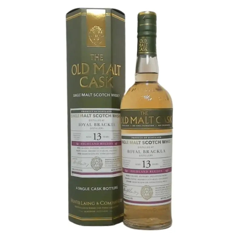 The Old Malt Cask Royal Brackla Distillery Single Malt Scotch Whisky Aged 13 Years 700Ml Bottle Image