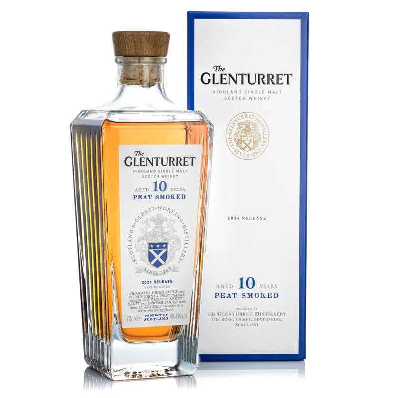 The Glenturret Highland Single Malt Scotch Whisky Aged 10 Years Peat Smoked