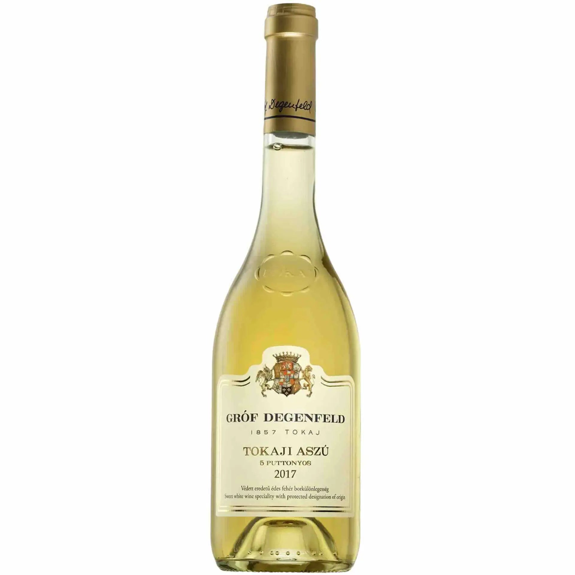 Buy Tokaji Aszu 5 Puttonyos 2017 white dessert wine in 750ml bottle