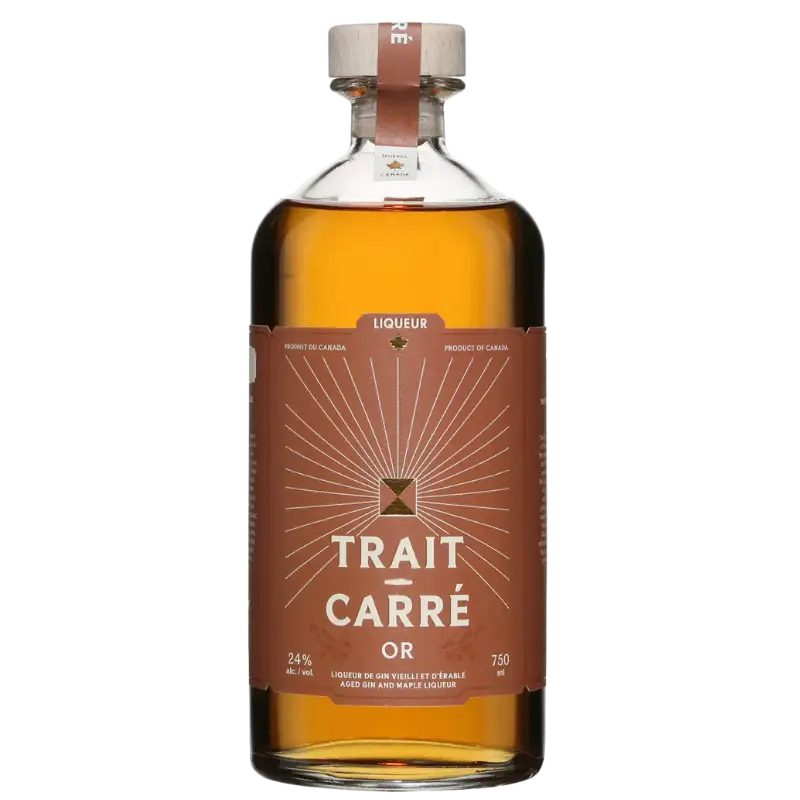 Trait Carre Or Maple Gin Liqueur 750Ml Bottle Image