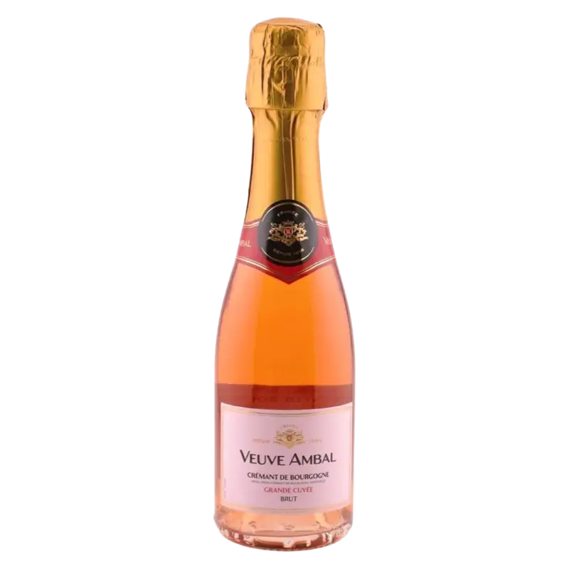 Veuve Ambal Cremant De Bourgogne Brut Rose 200Ml Bottle Image