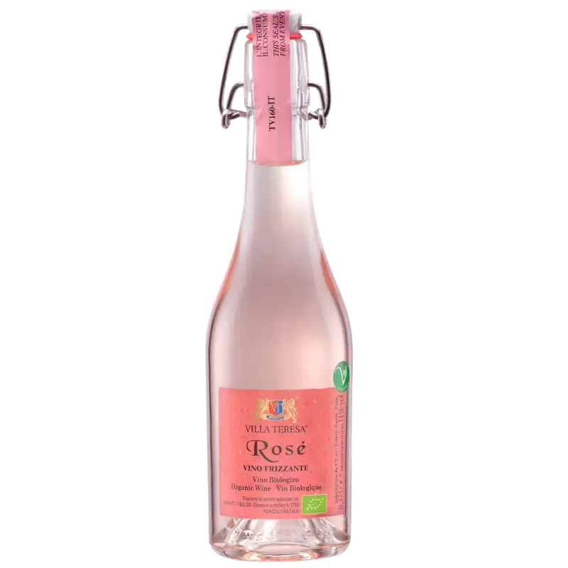 Villa Teresa Organic Rose Frizzante 375Ml Bottle Image
