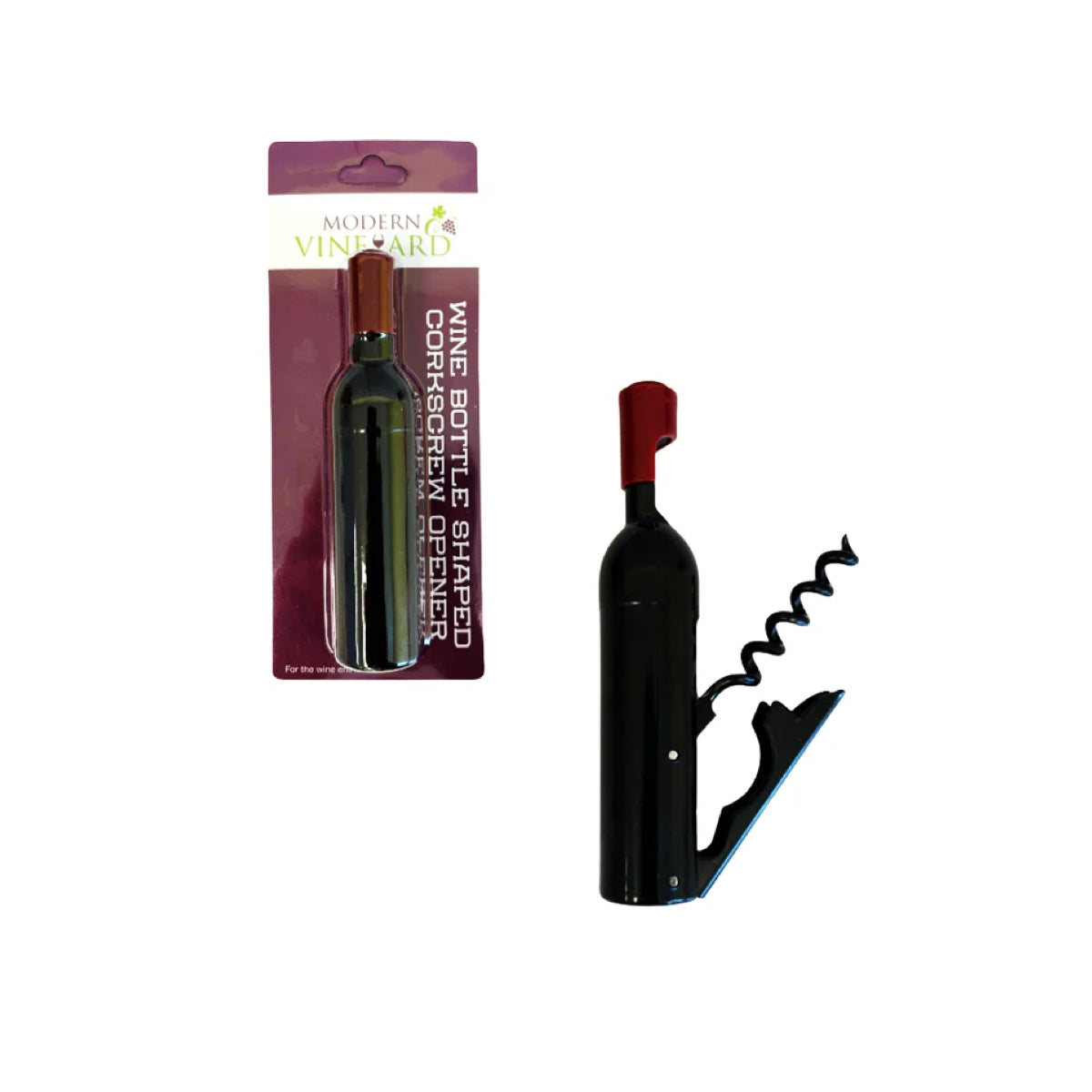 Wine Bottle Shaped Corkscrew Opener (Set of 12)
