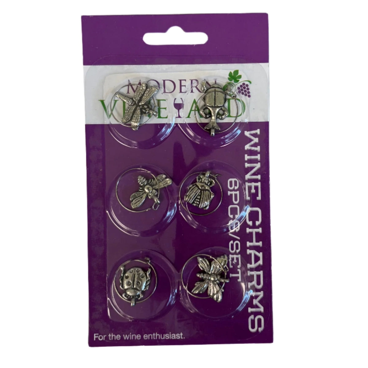 Wine Charms 5 Pieces (Set of 12)