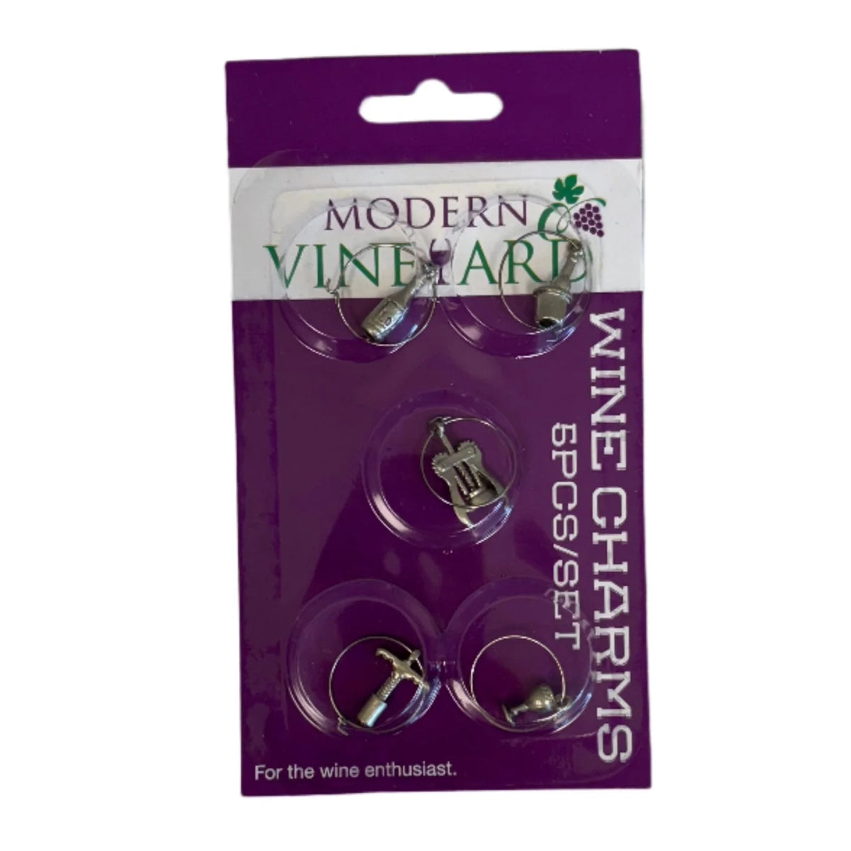 Wine Charms 5 Piece (Set of 12)
