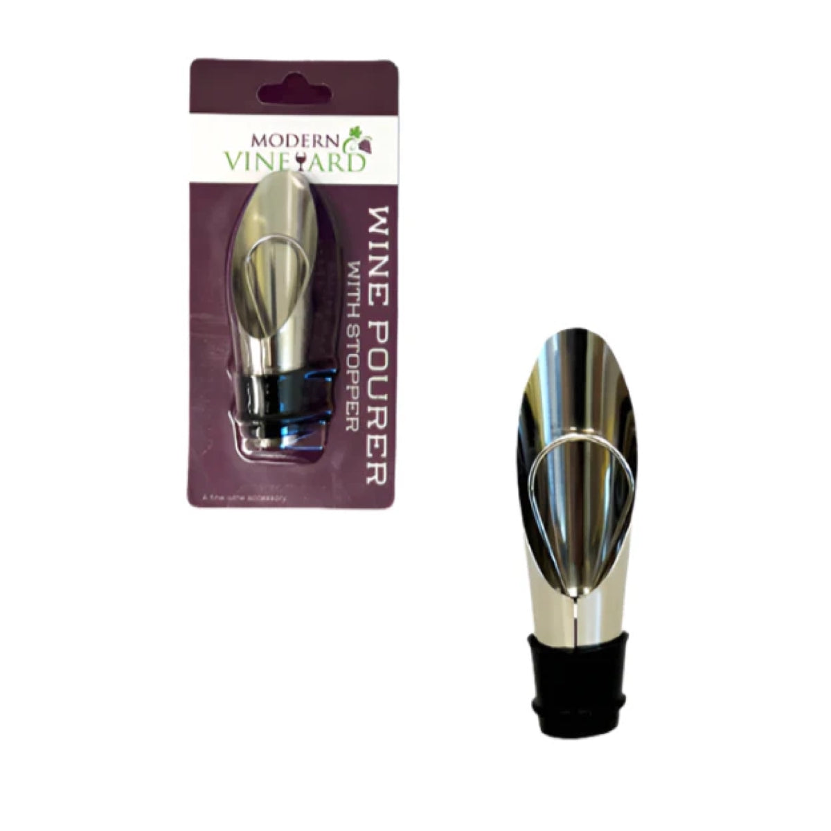 Wine Pourer With Stopper (Set of 12)