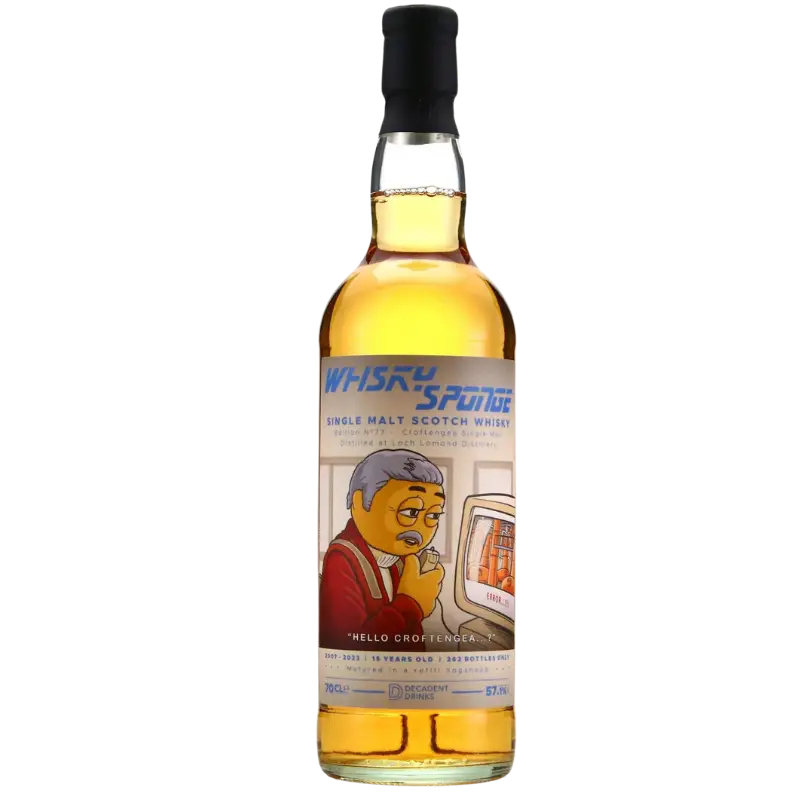 Whisky Sponge Croftengea 15 Year Old Single Malt Scotch Whisky 700Ml Bottle Image