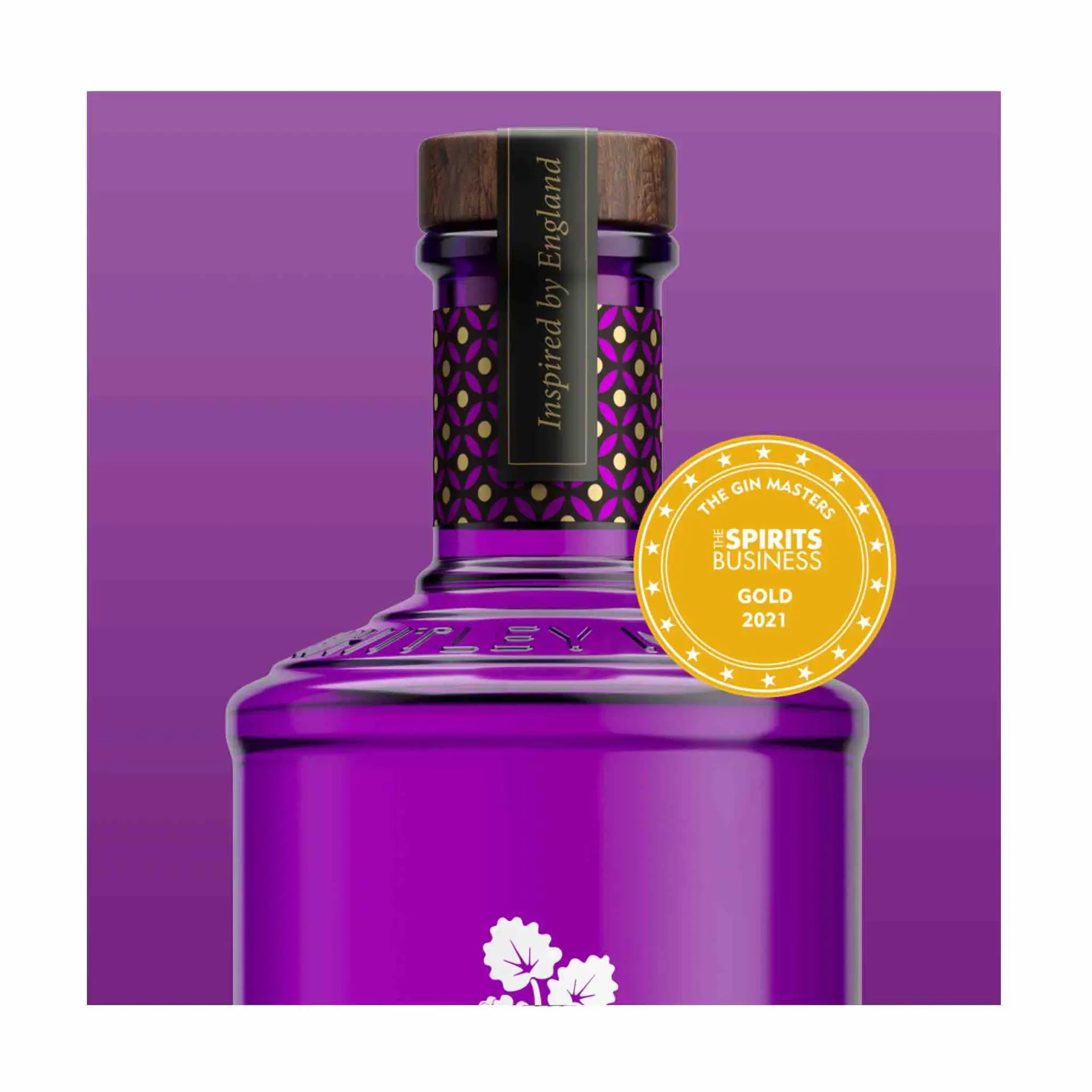 Buy Whitley Neill Rhubarb & Ginger Gin 750mL, award-winning purple gin bottle