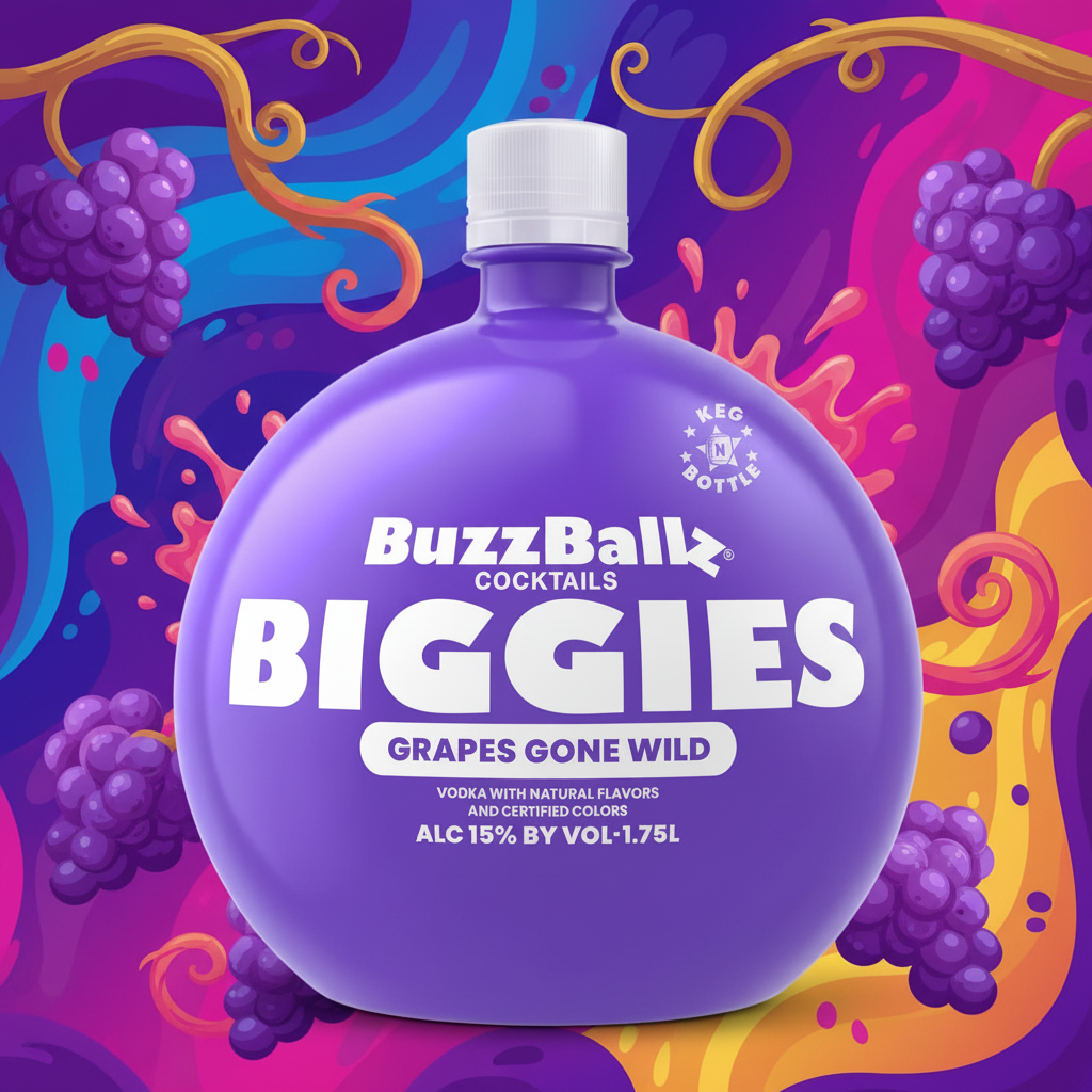 Buzzballz Biggies - Grapes Gone Wild 1.75L