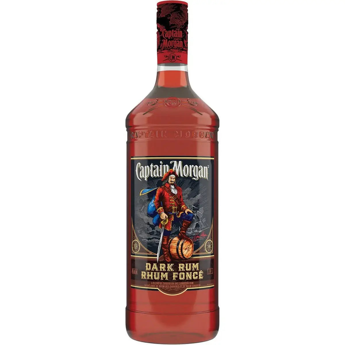 Captain Morgan Dark Rum 1 14L Bottle Image