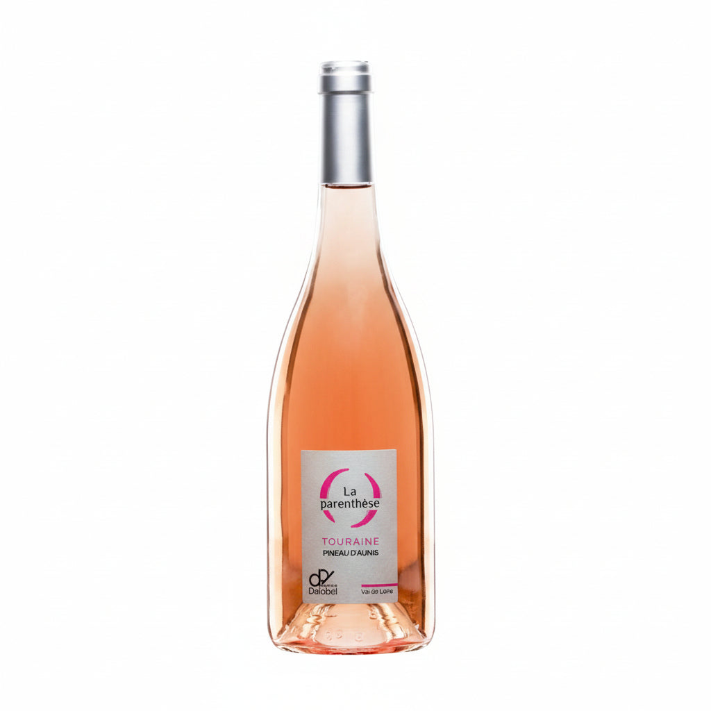 Domaine Delobel Pinot D'aunis Bio Rose wine bottle with label, showcasing a French organic rosé wine from Domaine.