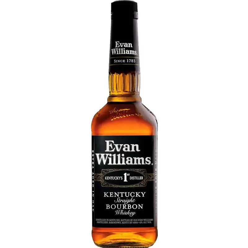 Evan Williams Black Label Bourbon Whisky 750Ml Bottle Image