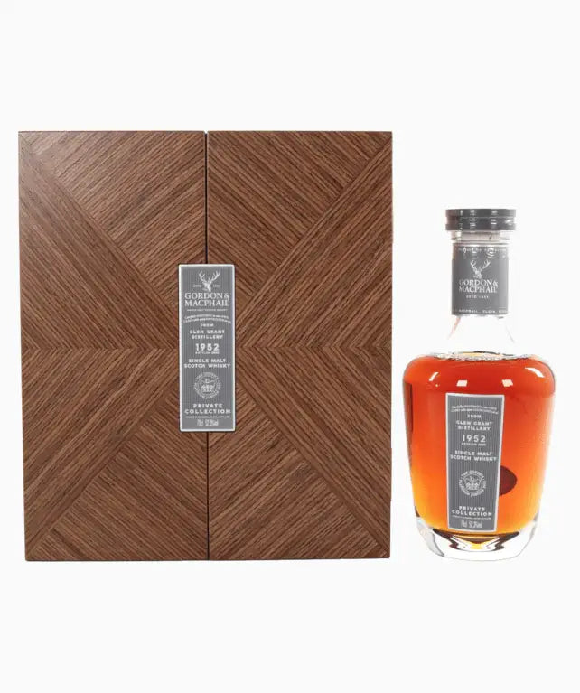 Gordon Amp Macphail Single Malt Scotch Whisky Private Collection Glen Grant Dirstillery Vintage 1952 750Ml Bottle Image