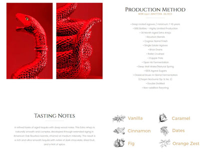 Skorpios Extra Anejo Cognac Cask Year Of The Snake 750Ml Bottle Image