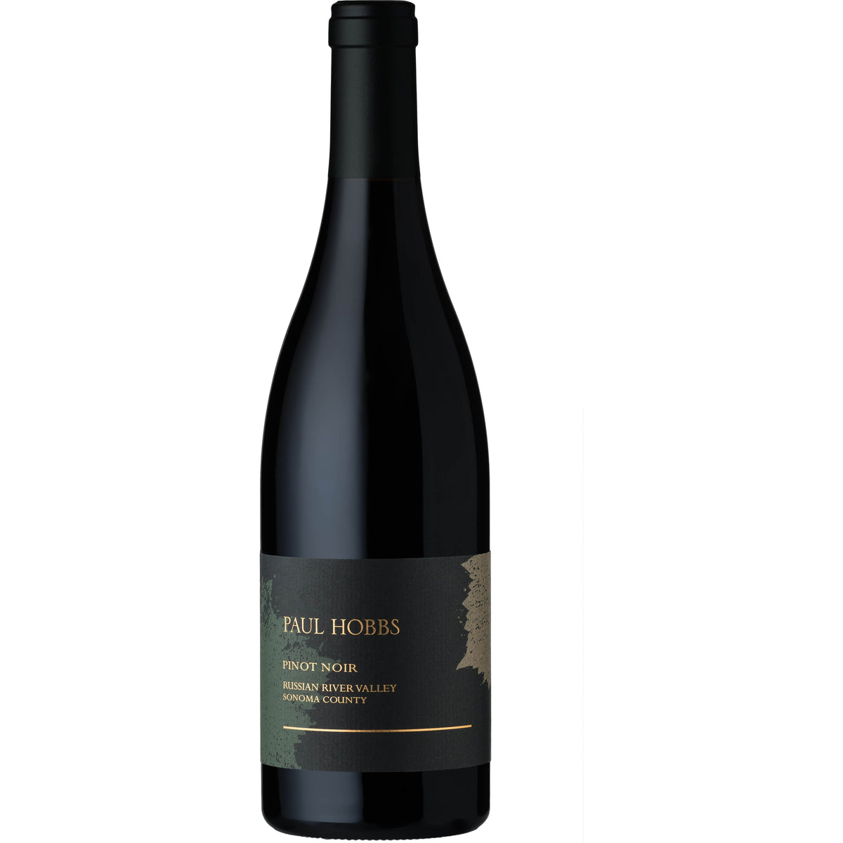 Paul Hobbs Russian River Valley Pinot Noir 750mL bottle, dark glass with elegant label, ready for wine lovers.