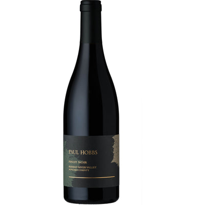 Paul Hobbs Russian River Valley Pinot Noir 750mL bottle, dark glass with elegant label, ready for wine lovers.