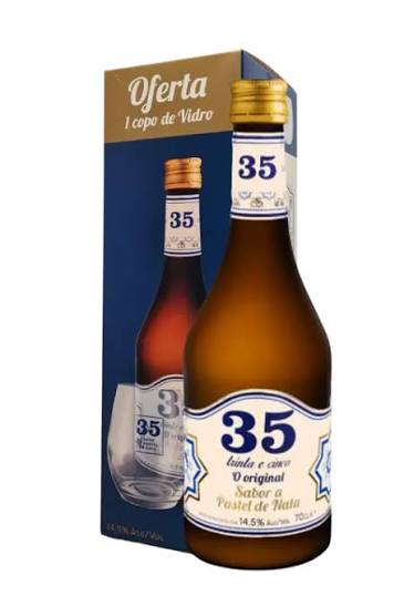 Licor 35 Creme De Pastel De Nata 700mL