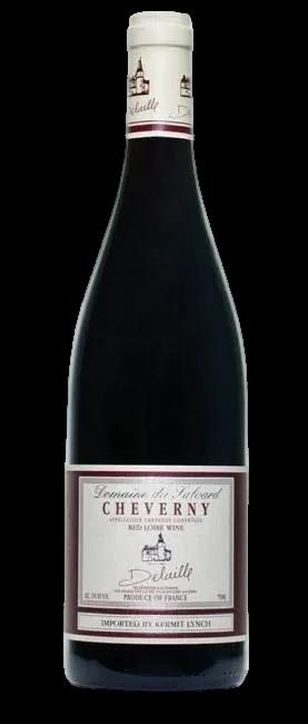 Domaine Du Salvard Rouge wine bottle with label, showcasing French red wine from Domaine in a clear glass bottle.