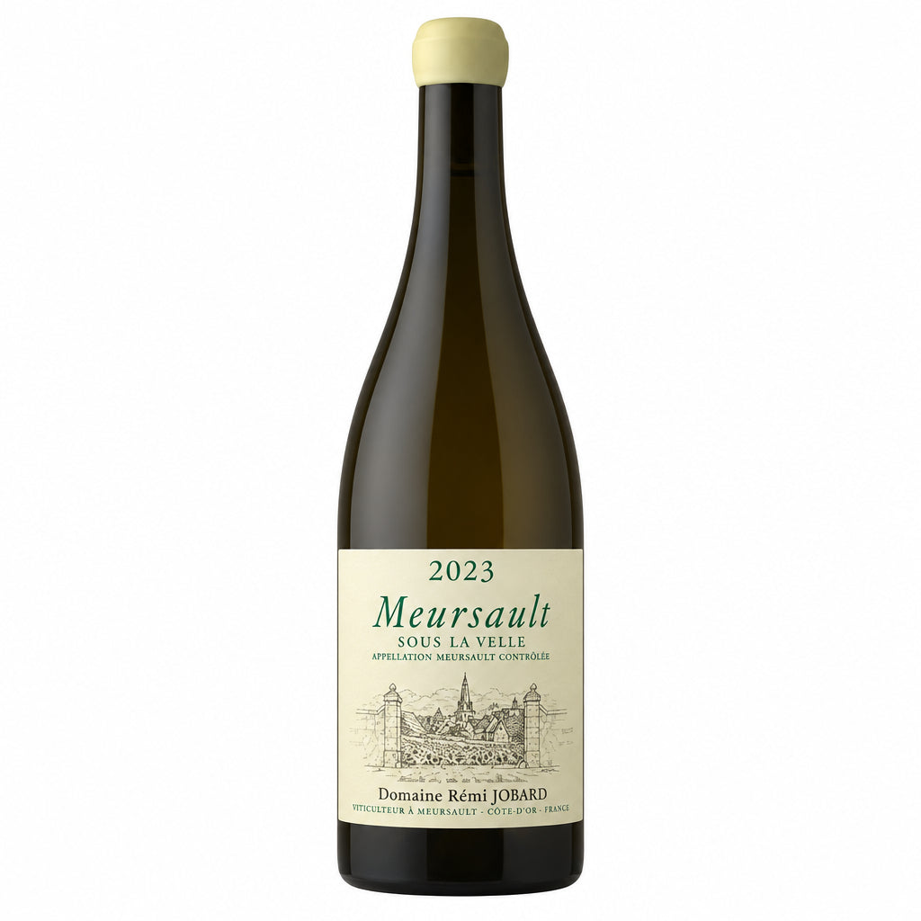 Domaine Remi Jobard Sous La Velle 2023 white wine bottle with label, set against a neutral background.
