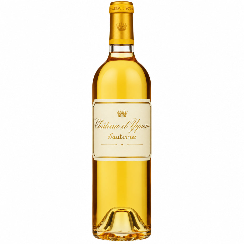 Chateau D'yquem 2022 375mL bottle of premium sweet white wine with elegant label and foil cap.