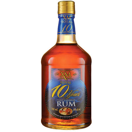 XM Royal 10 Year Old Caribbean Rum 750mL