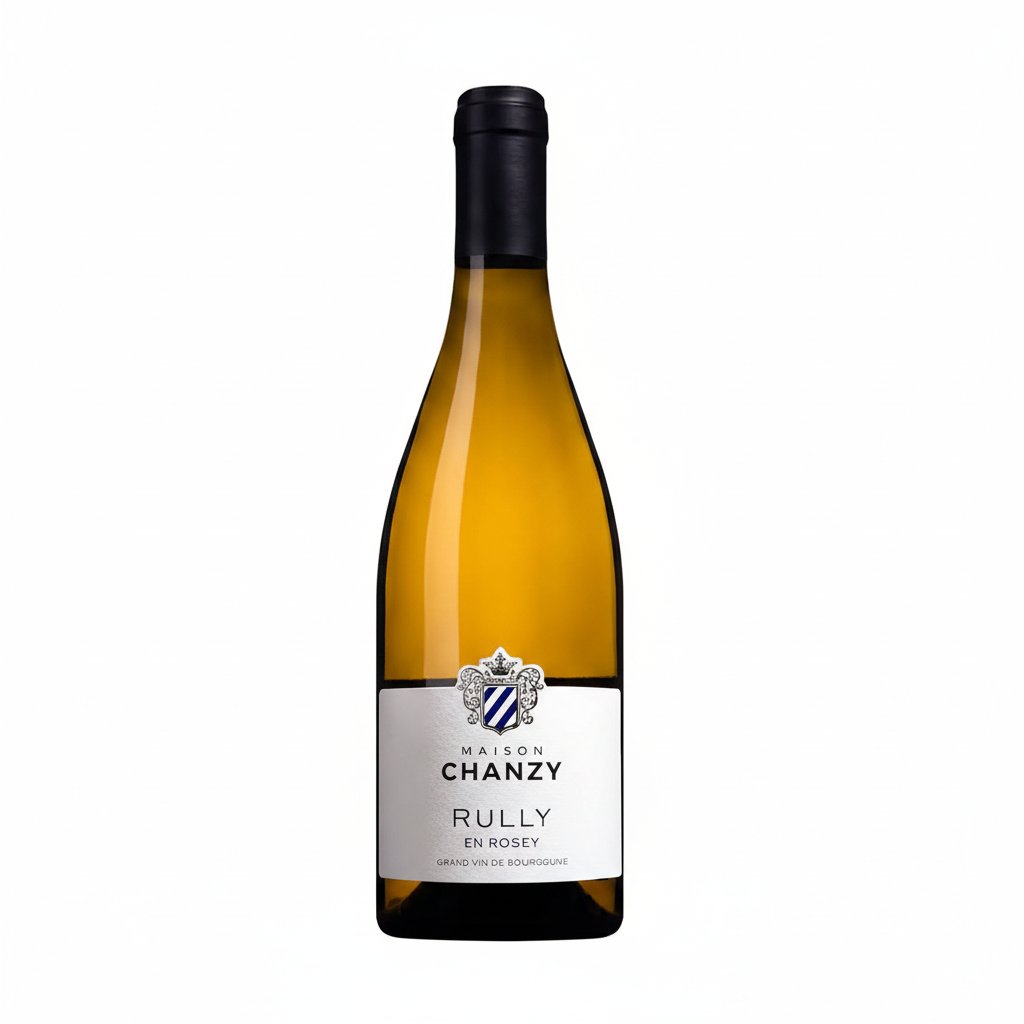 Maison Chanzy Bourgogne Les Fortunes Blanc Chardonnay wine bottle with label and elegant packaging.