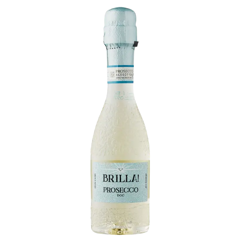 buy Brilla Prosecco DOC, sparkling wine in decorative clear bottle