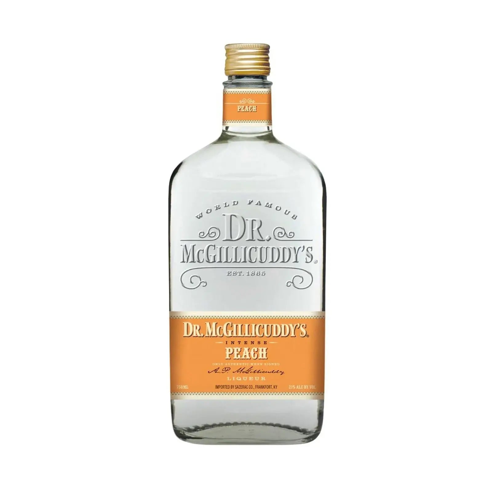 Dr Mcgillicuddy S Peach Schnapps 750Ml Bottle Image