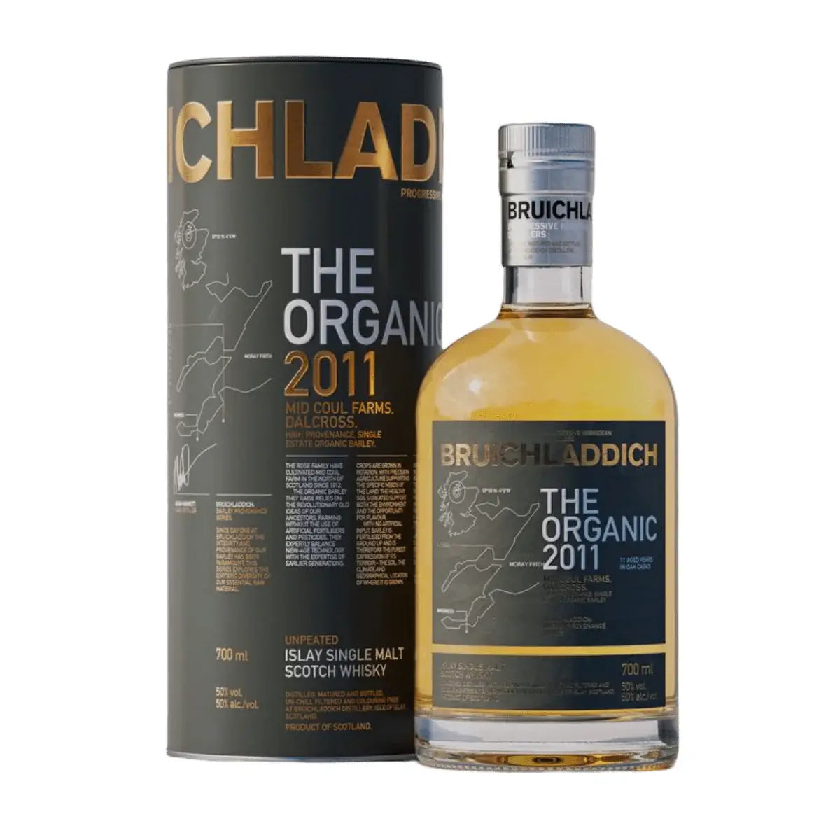 Bruichladdich The Organic 2011 Single Malt Scotch Whisky 700Ml Bottle Image