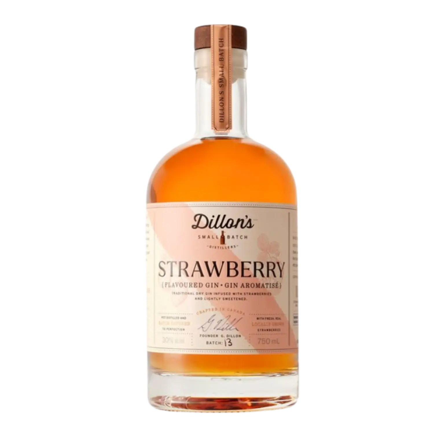 Dillon S Strawberry Gin 750Ml Bottle Image