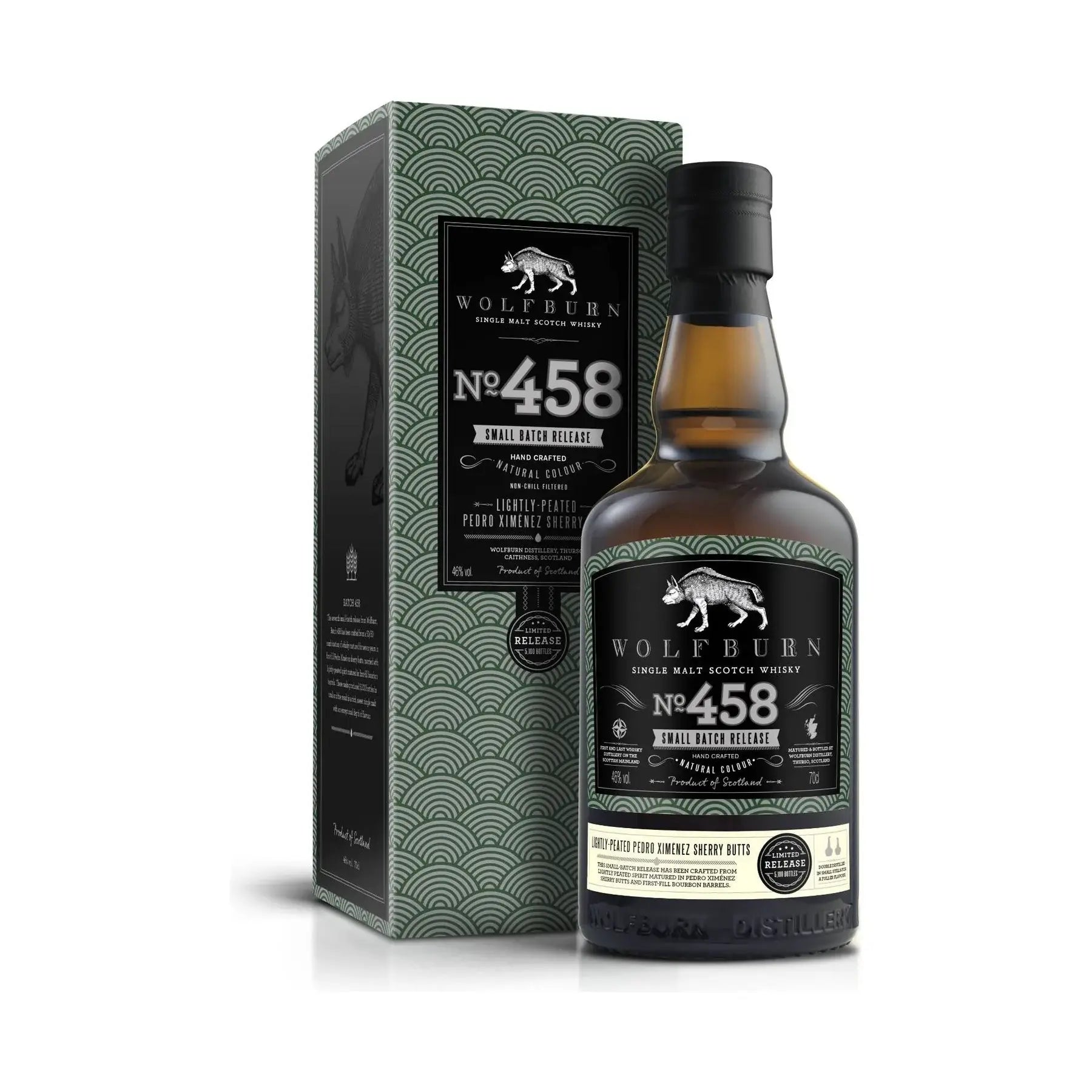 Wolfburn Single Malt Scotch Whisky Batch No 458 700Ml Bottle Image