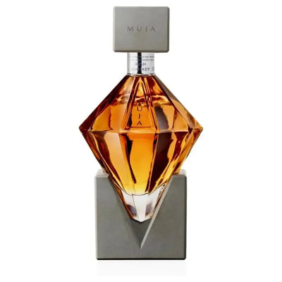 Bottle of Muja Irish Whiskey 500mL with amber-colored liquid and label, showcasing the smooth, rich whiskey from Muja brand.