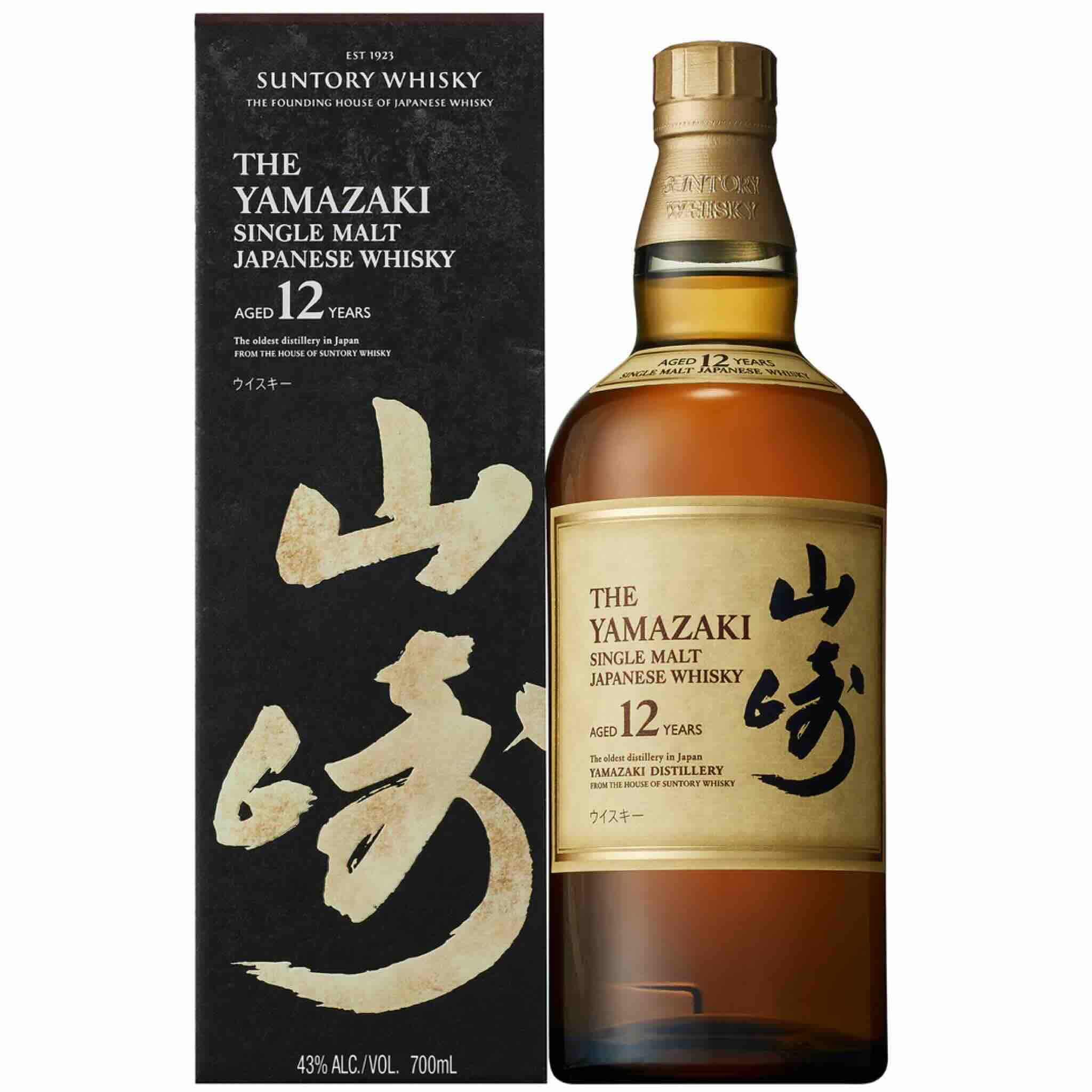 Yamazaki 12 Year Old Single Malt Whisky 700mL